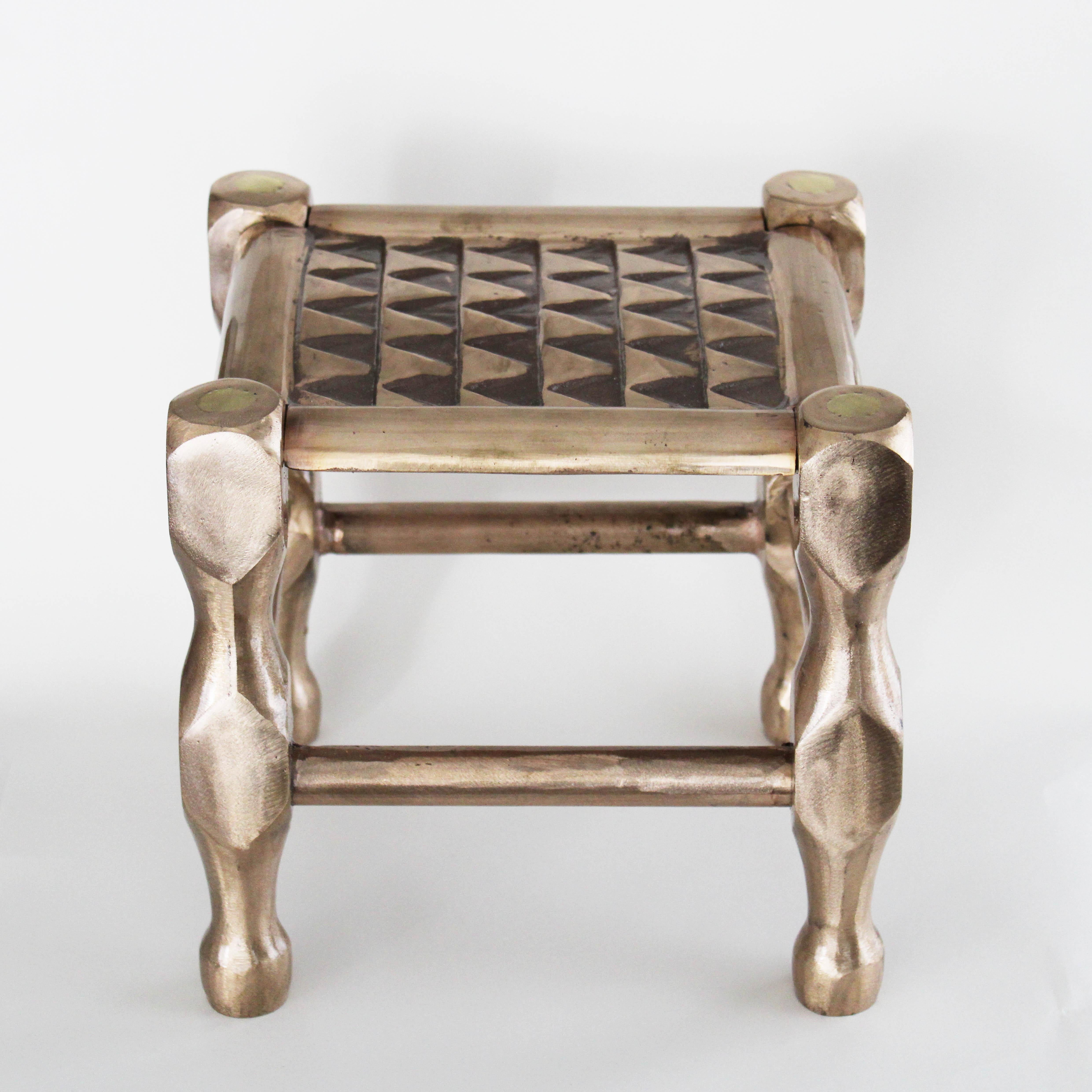 The Iskemle Cast Bronze Stool by Studio Sunt For Sale 6