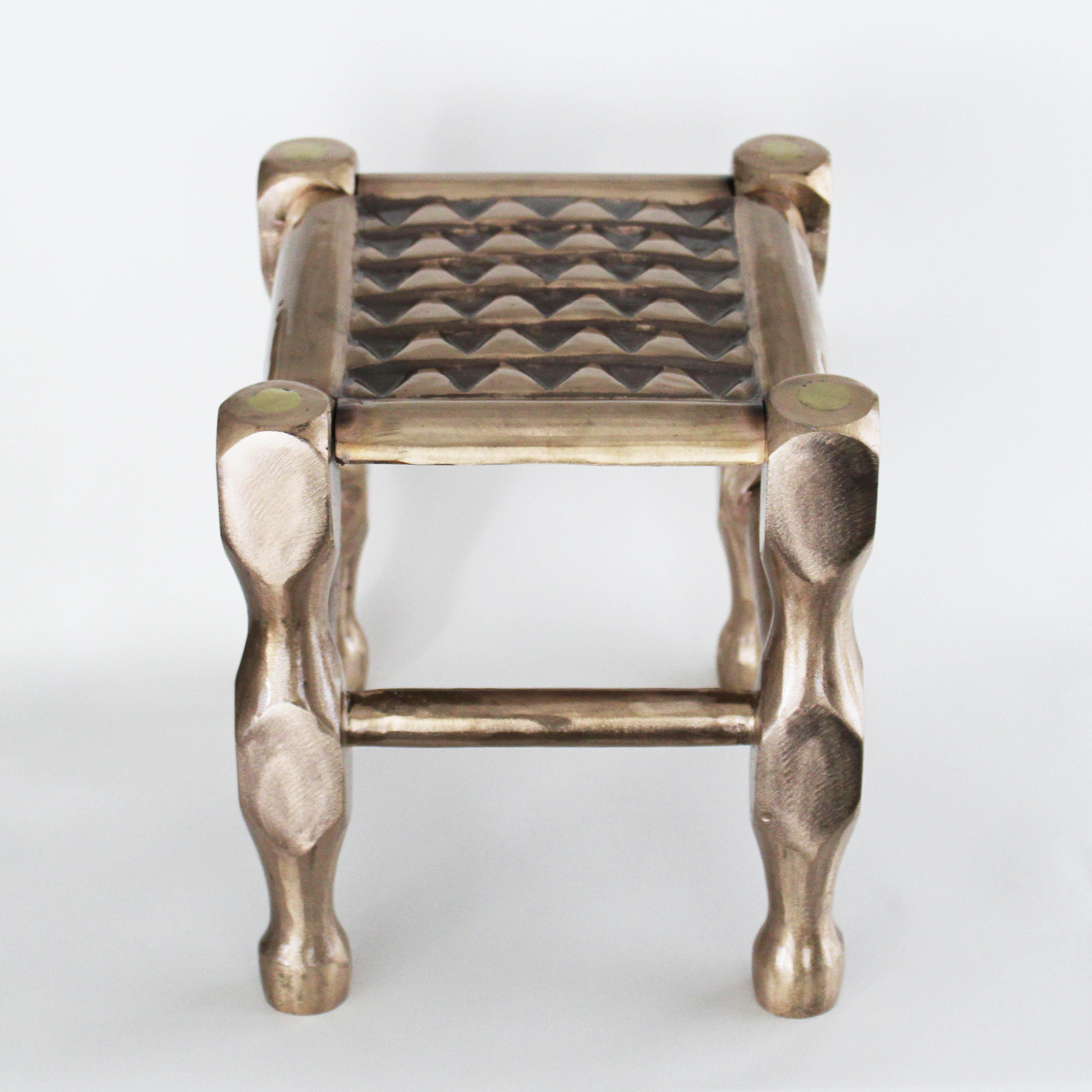 The Iskemle Cast Bronze Stool by Studio Sunt For Sale 8