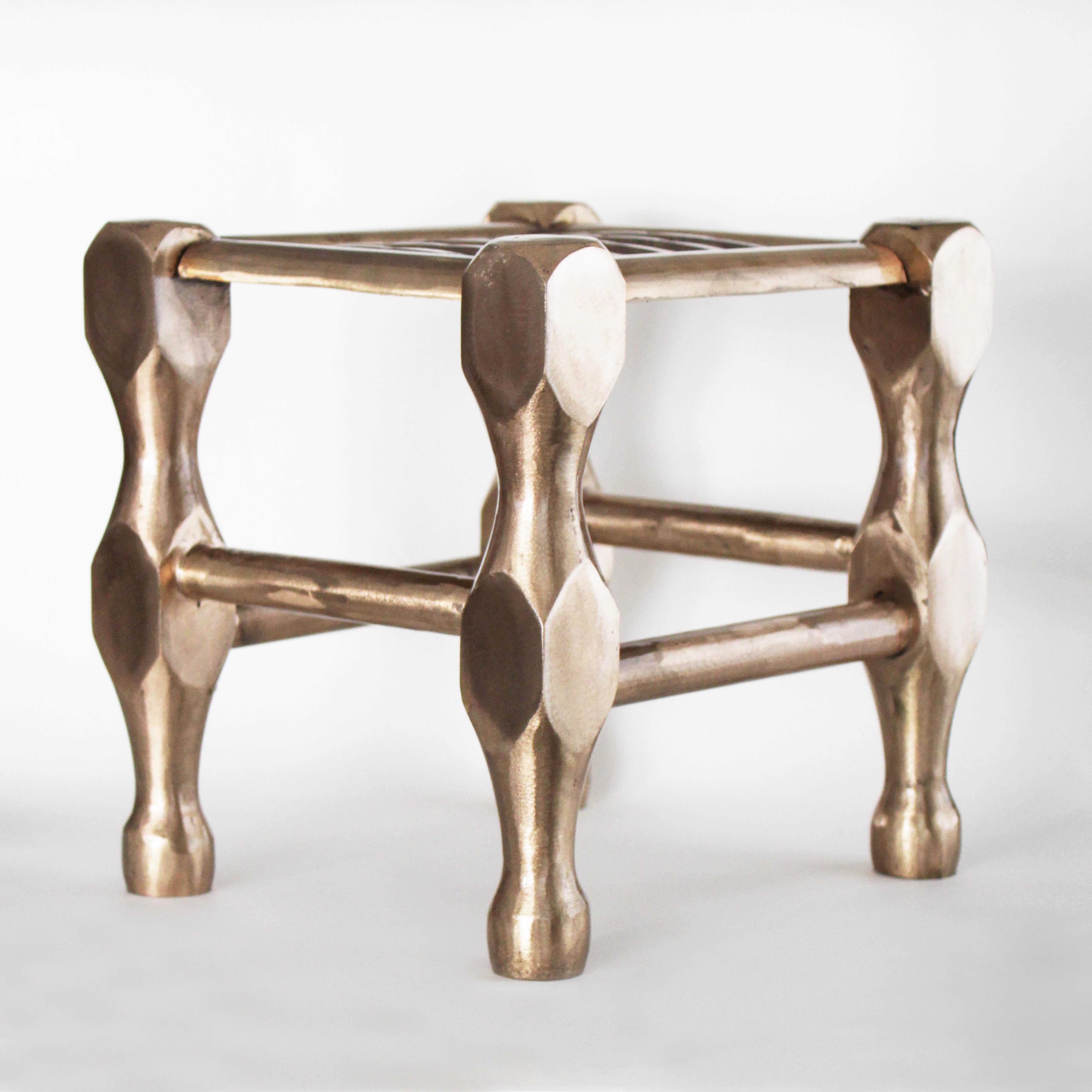 The Iskemle Cast Bronze Stool by Studio Sunt For Sale 9