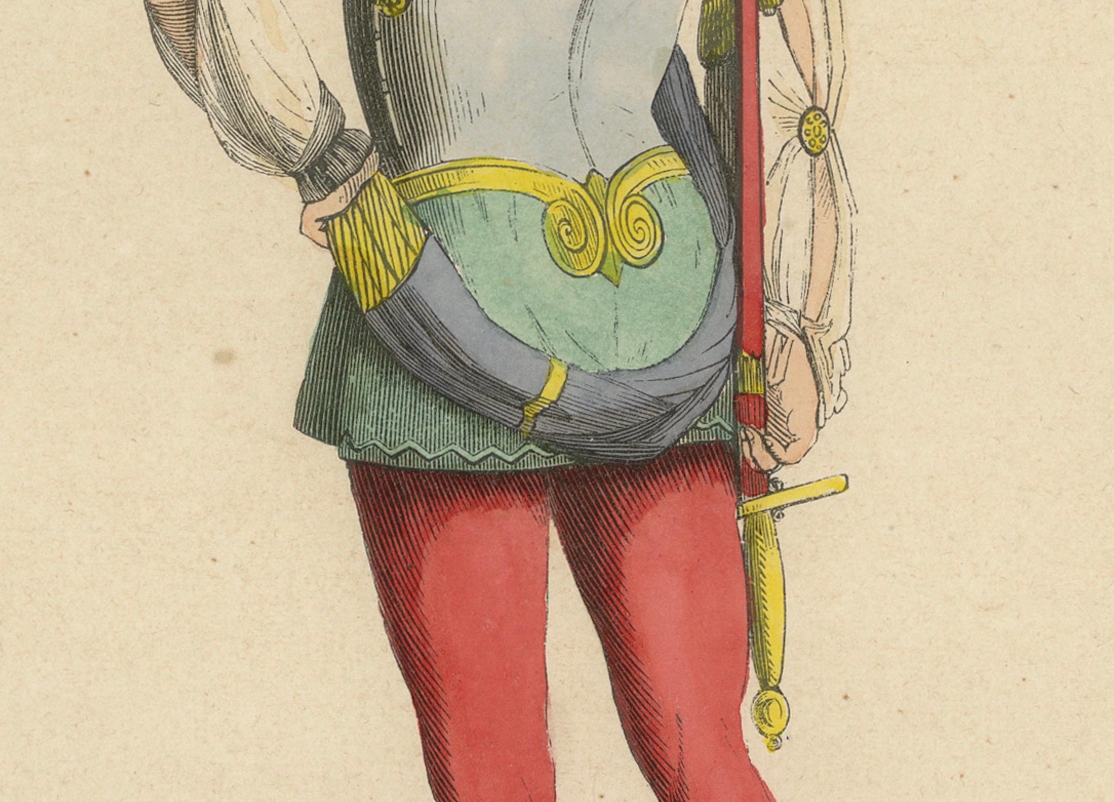 The Italian Archer: A Study in Renaissance Military Fashion, 1847 In Good Condition For Sale In Langweer, NL