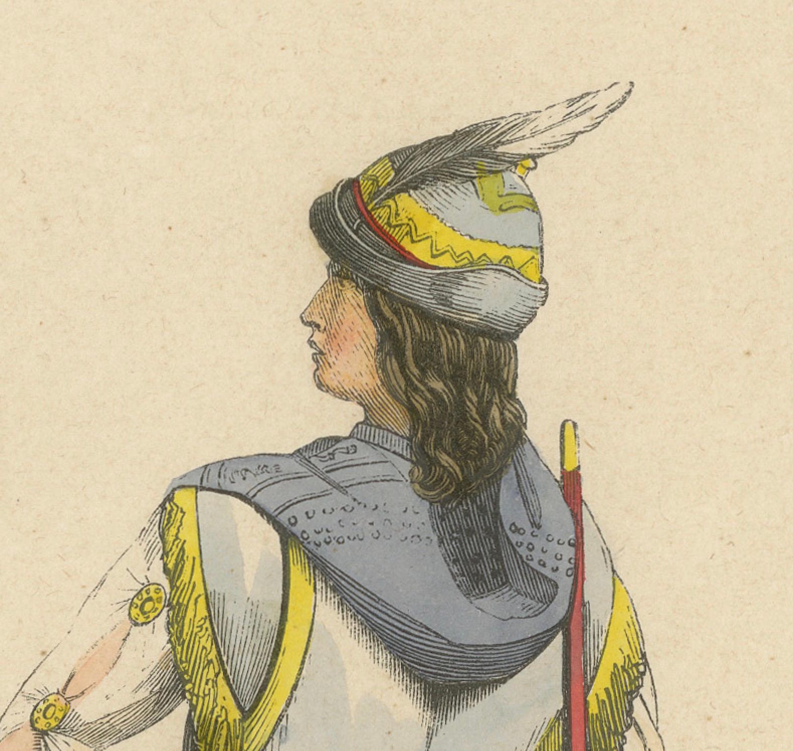Mid-19th Century The Italian Archer: A Study in Renaissance Military Fashion, 1847 For Sale