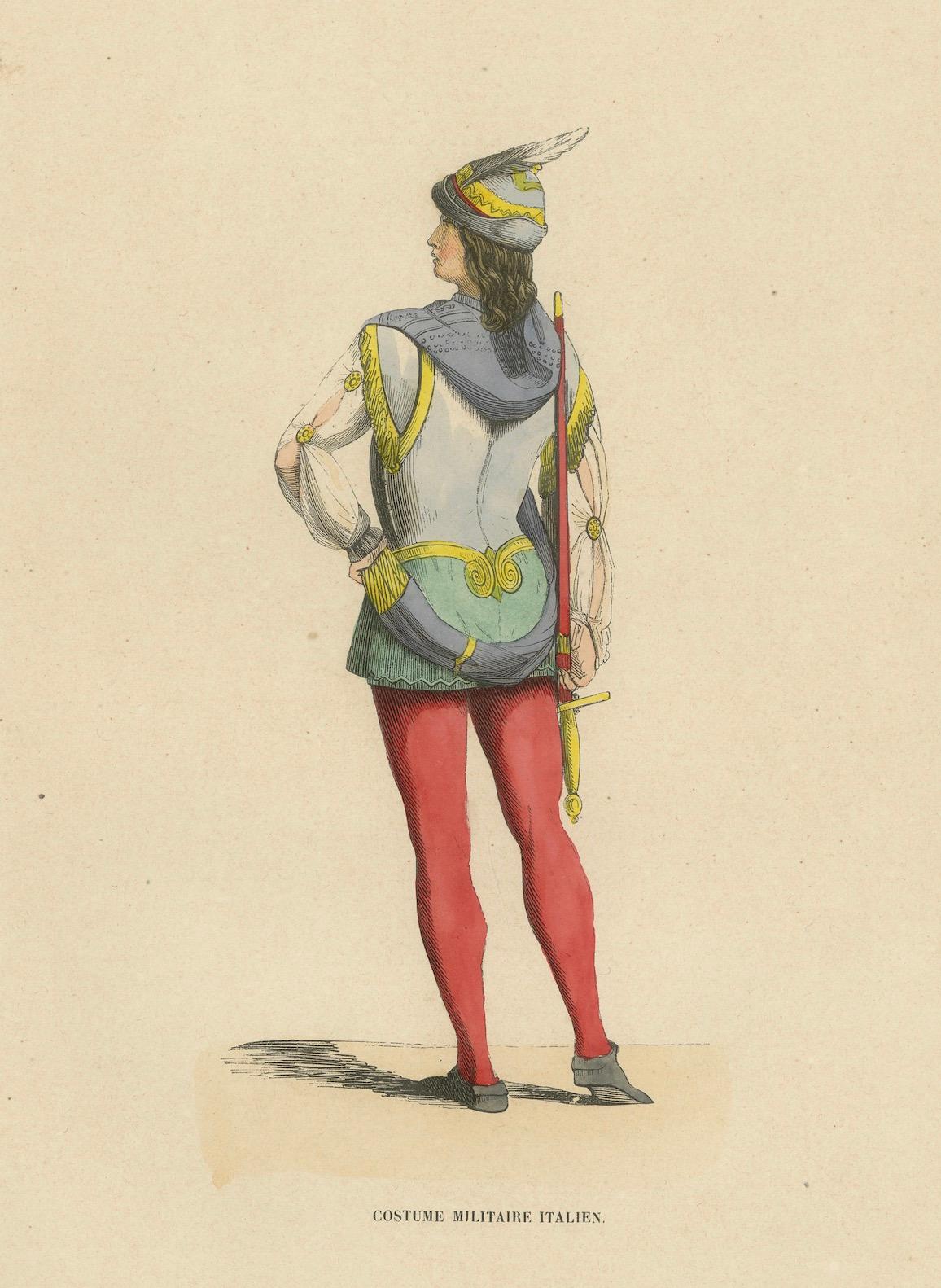 Paper The Italian Archer: A Study in Renaissance Military Fashion, 1847 For Sale