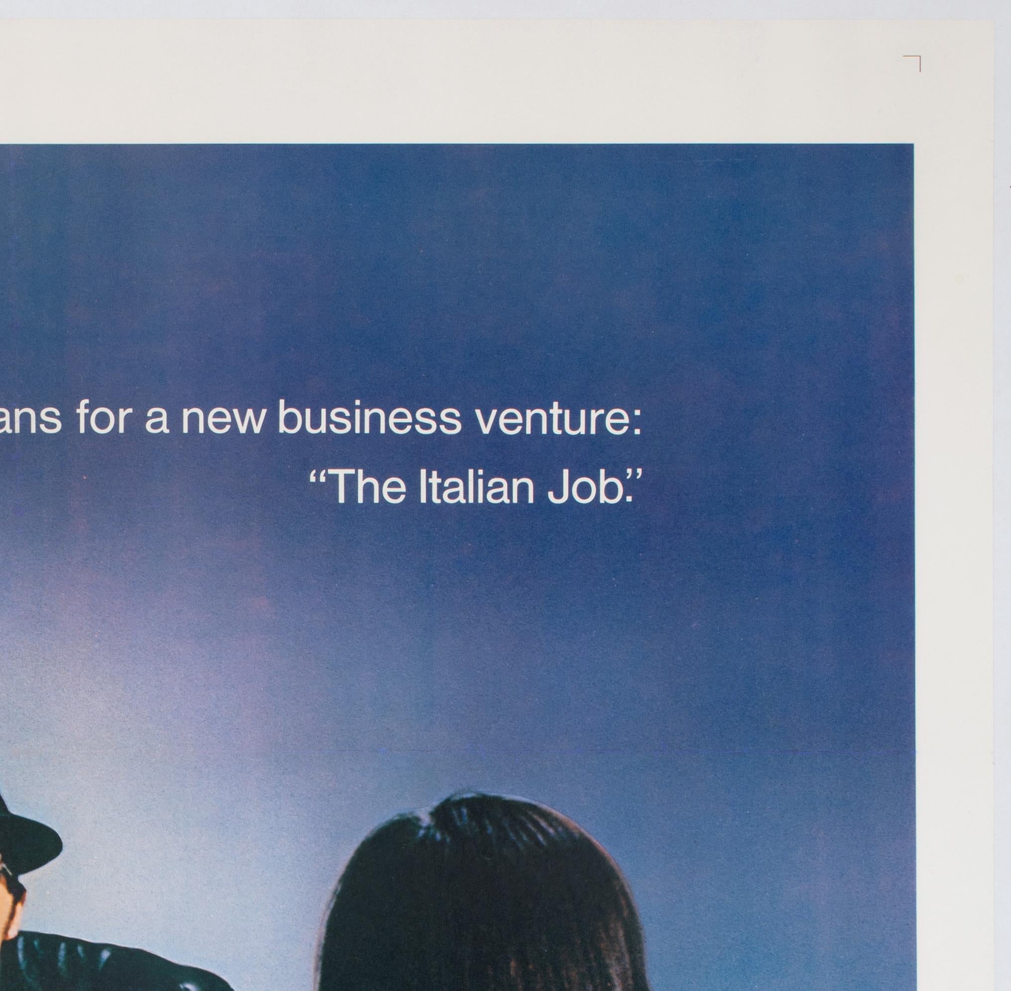 The Italian Job 1969 US 1 Sheet Film Poster In Excellent Condition For Sale In Bath, Somerset