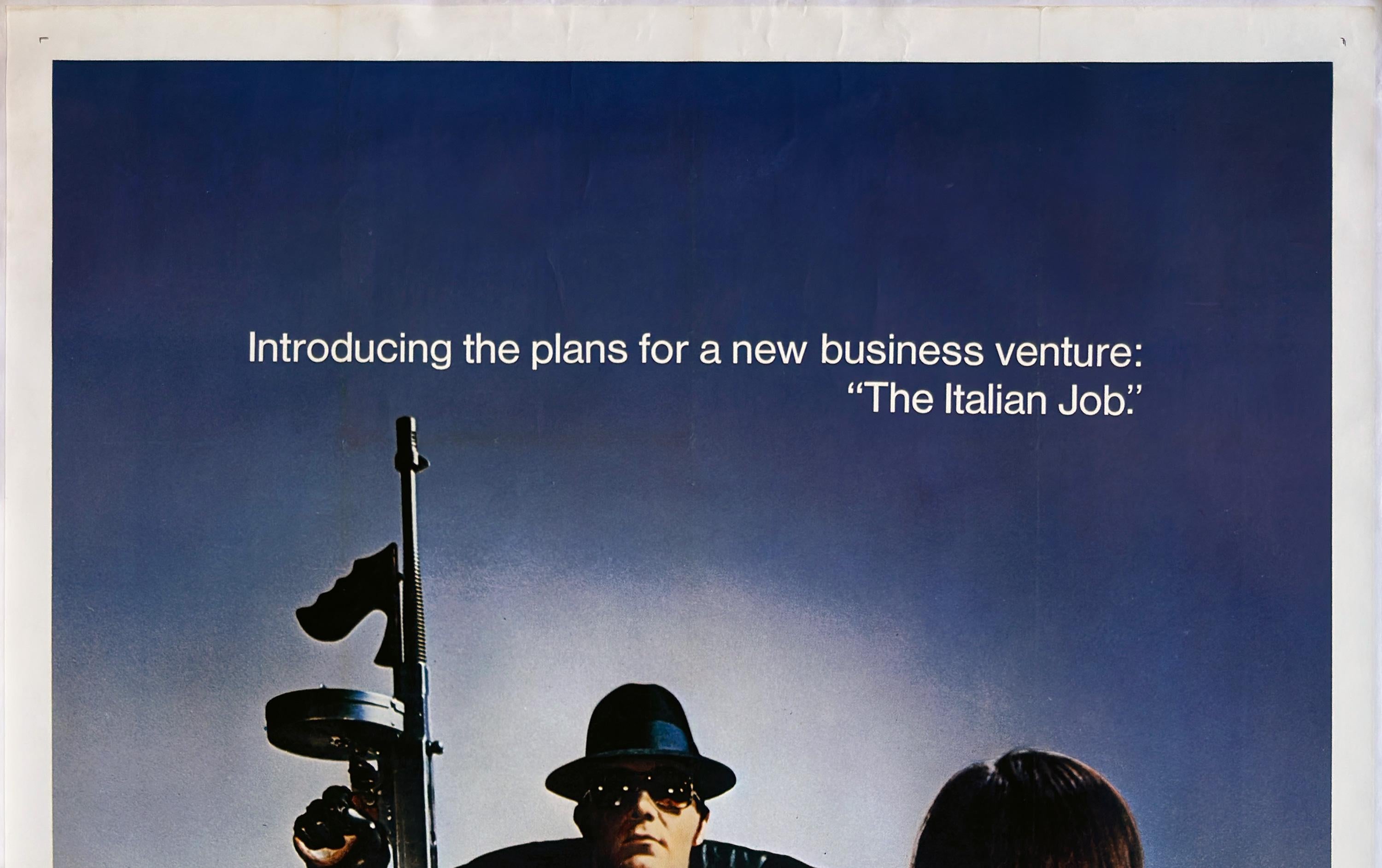 Américain The Italian Job 1969 Affiche de film en 3 feuilles US en vente