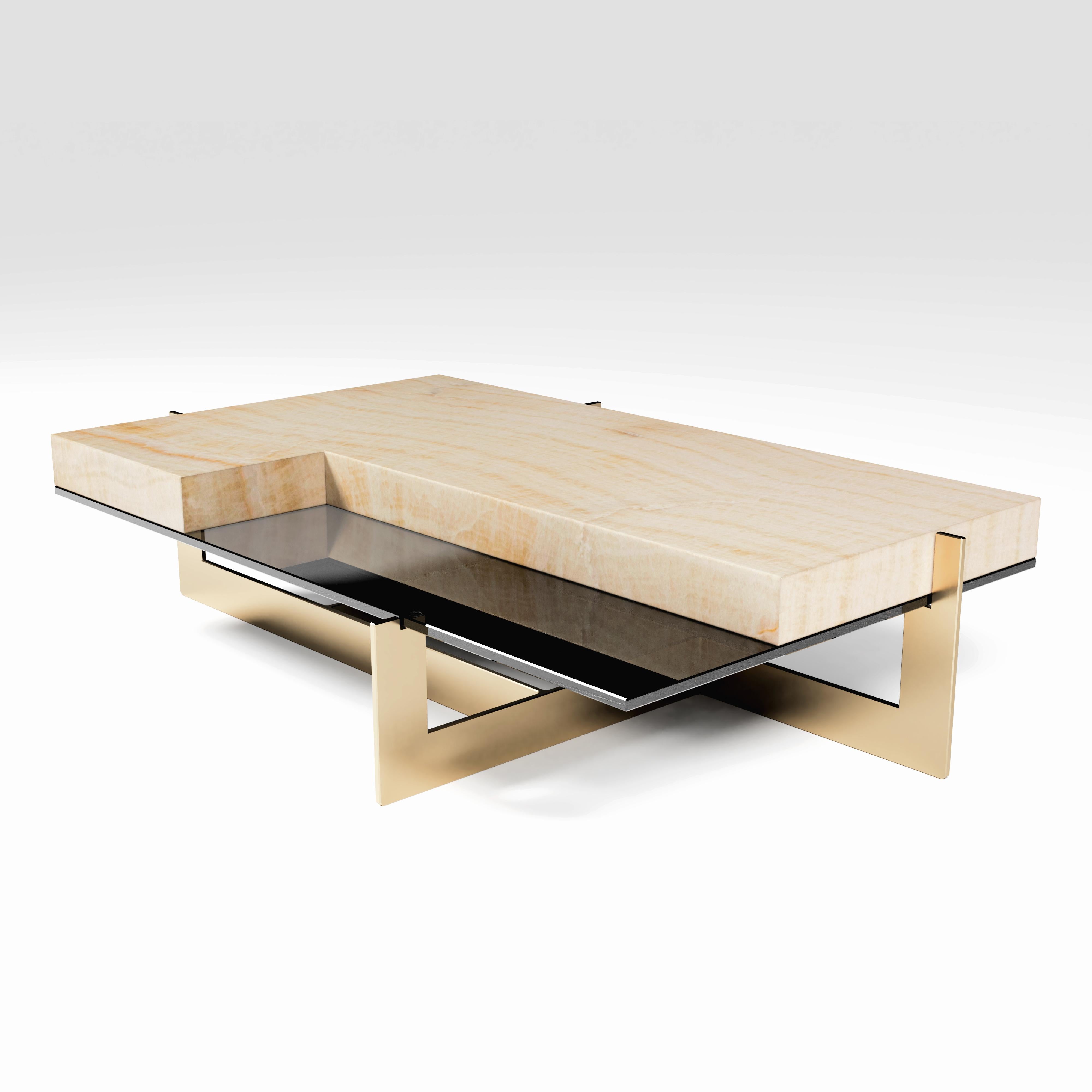 Contemporary Ivory Coast Coffee Table, Limited Edition by Grzegorz Majka For Sale