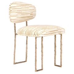 The Ivy Chair – Sculptural Cast Brass Dining Chairs (Set of Two)
