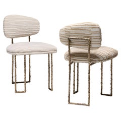The Ivy Chair – Sculptural Cast Brass Dining Chairs (Set of Two)