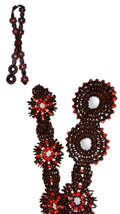 Jabberwack Belt, Wild Tamarind Seed and Jumbie Bead Seed Handicraft