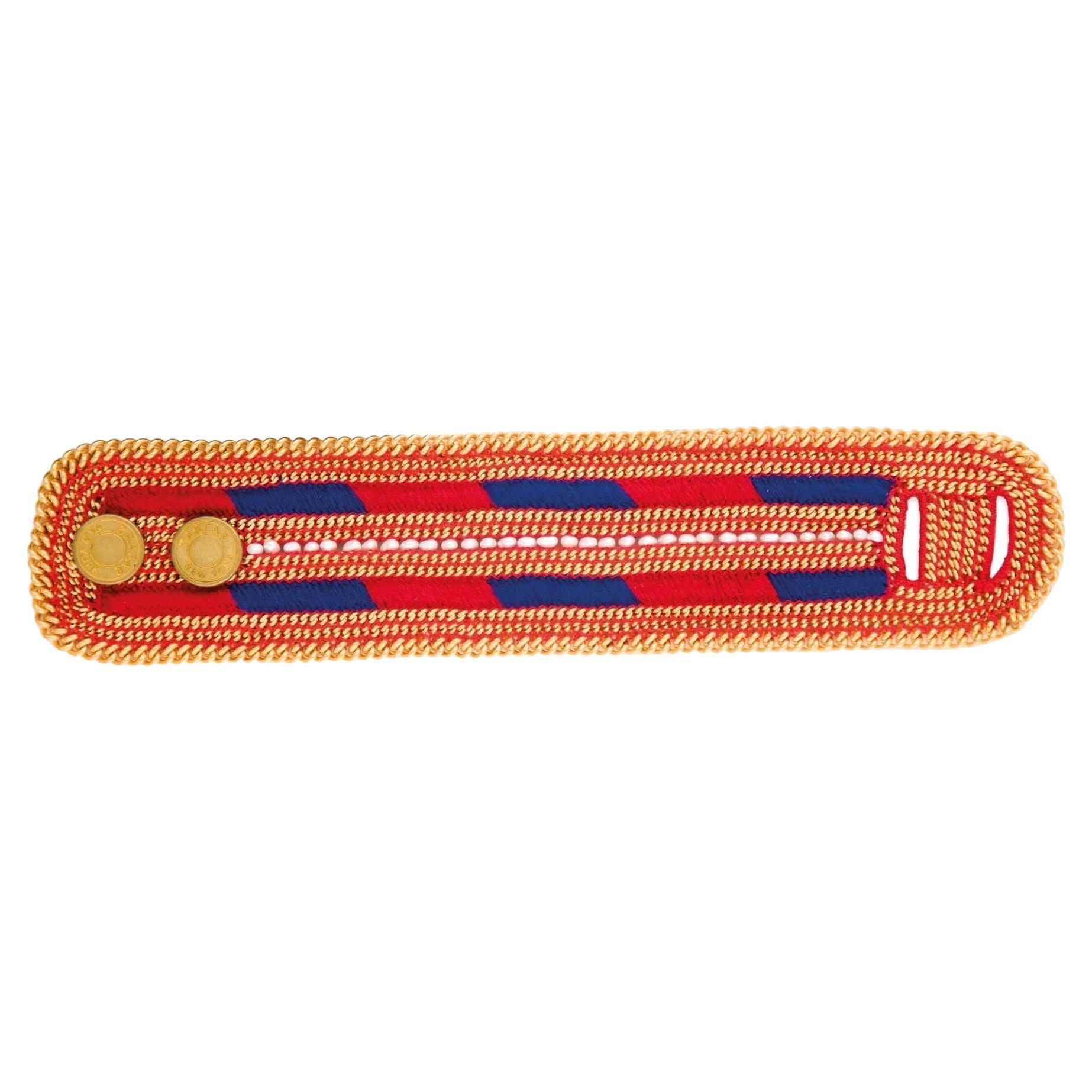 The Jacquard weave Bracelet cousu à la main Connecter 2 bracelets permet de faire un collier & etc.