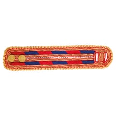 The Jacquard weave Bracelet Hand sewn Connect 2 Bracelets makes necklace & so on