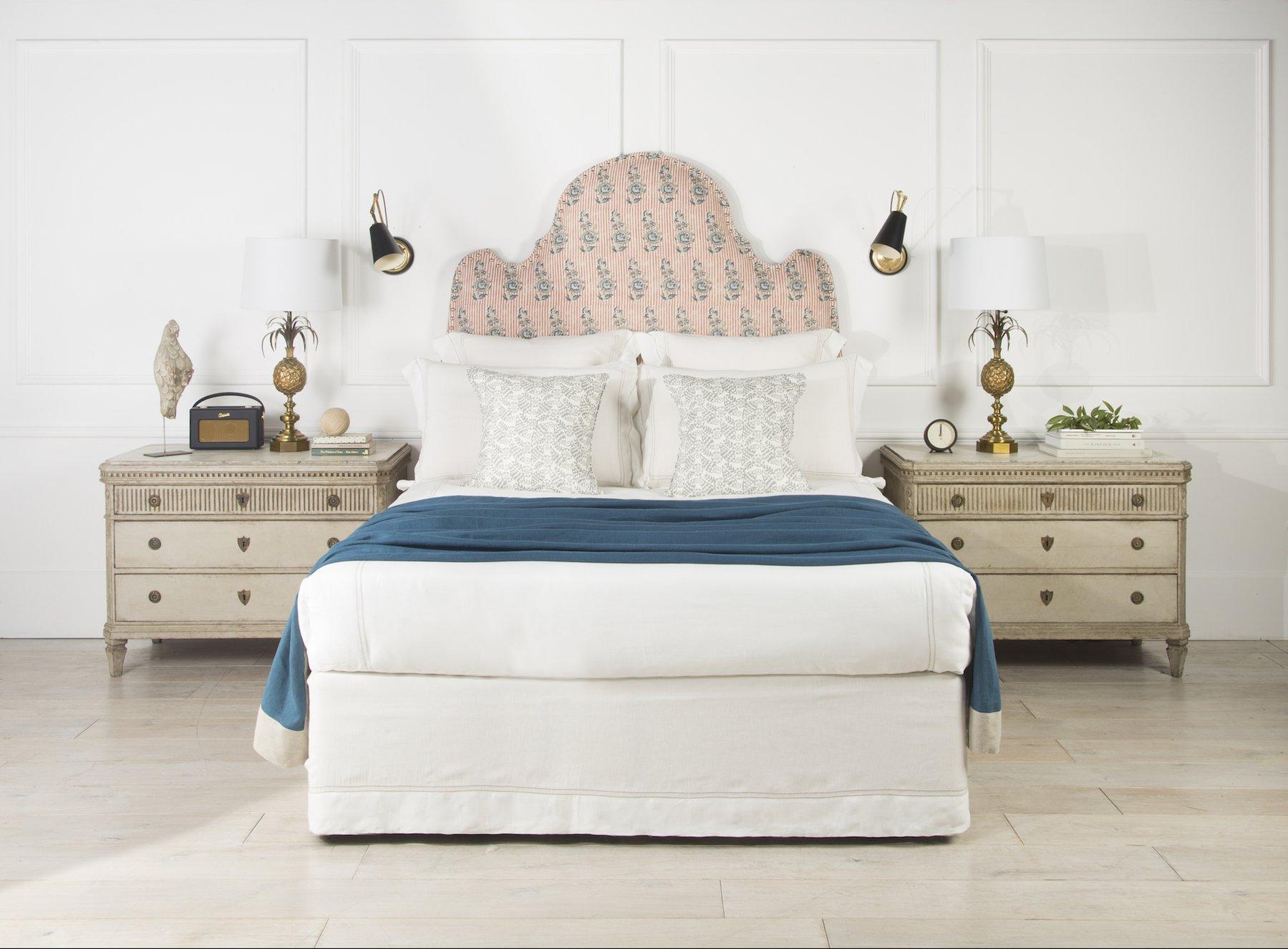 *** Featured in The Times 'The best headboards to brighten up your bedroom' ***

Made to order from our Lorfords Contemporary collection, the Jaipur is a grand profile, luxury upholstered headboard, handmade to order in our Cotswold upholstery