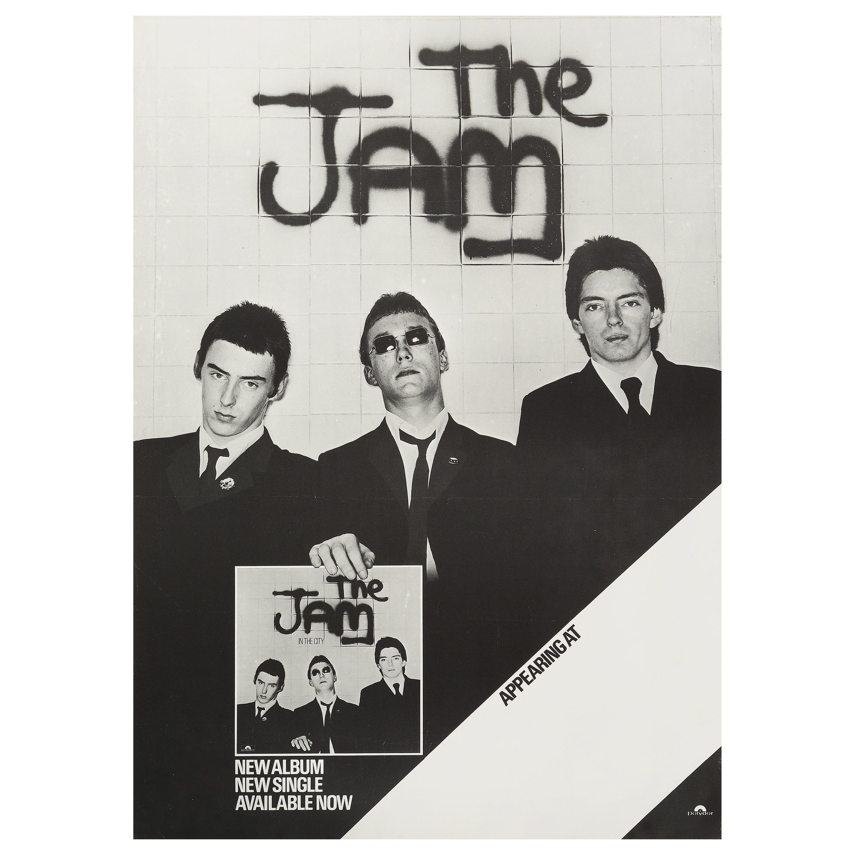 The Jam Original Vintage UK Tour Poster, 1977