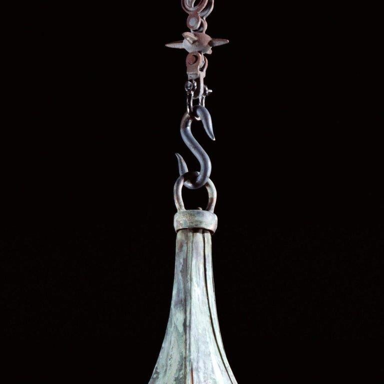 Chinoiserie Jamb Large Pagoda Lantern Georgian Chinnoiserie Hanging Light For Sale