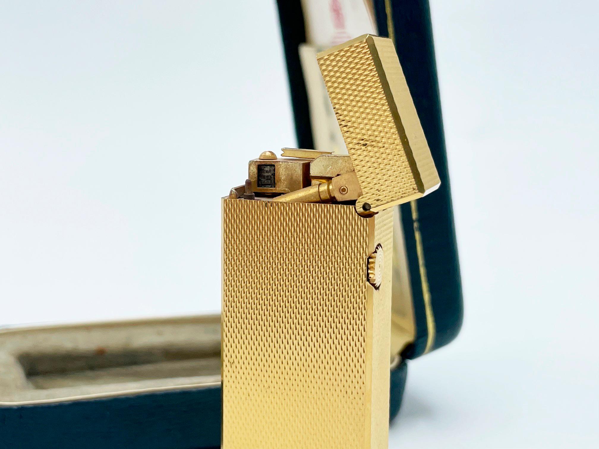 Metalwork The James Bond Iconic and Rare Vintage Dunhill Gold and Swiss Made Lighter