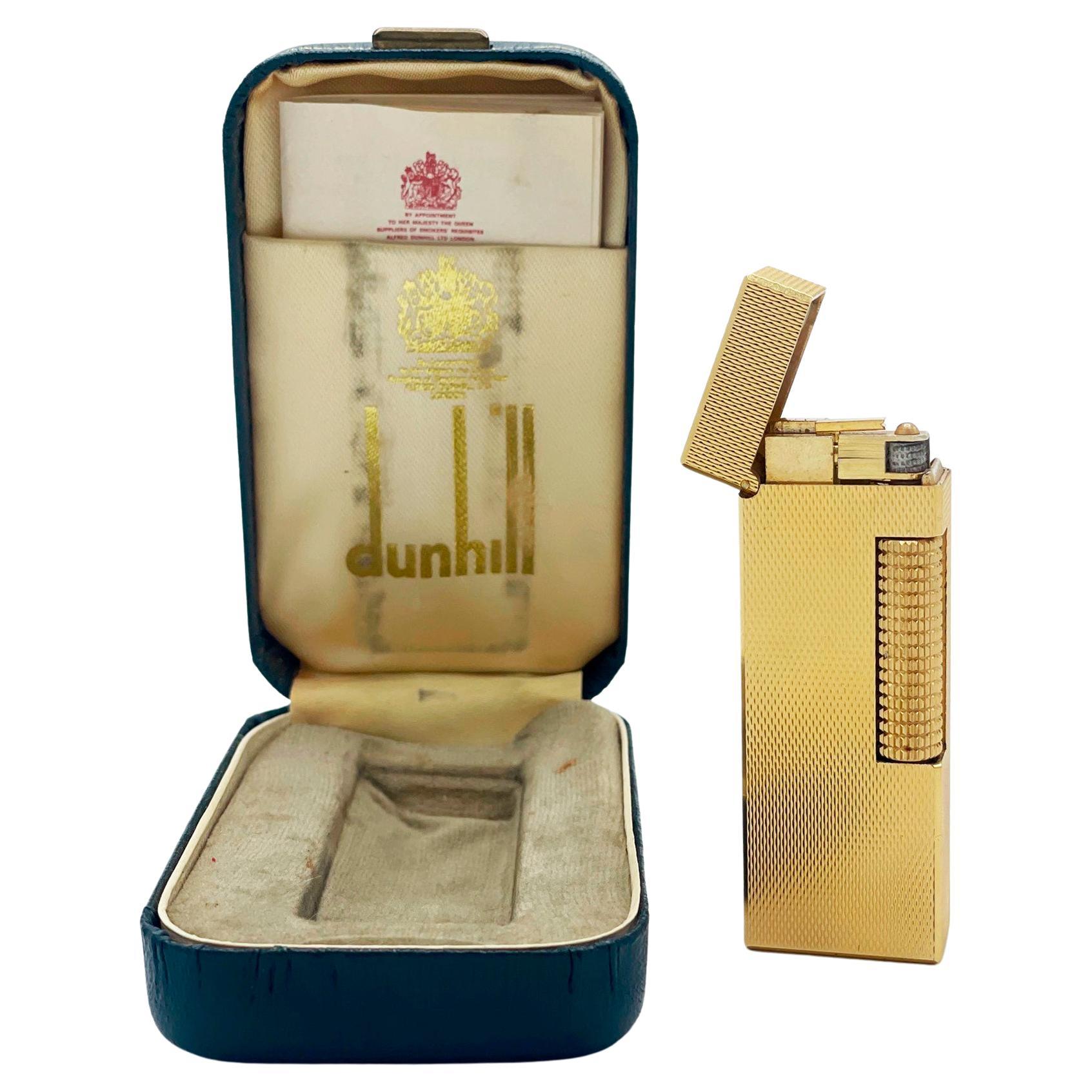 The James Bond Iconic and Rare Vintage Dunhill Gold and Swiss Made Lighter
