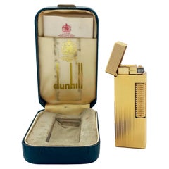 The James Bond Iconic and Rare Vintage Dunhill Gold and Swiss Made Lighter