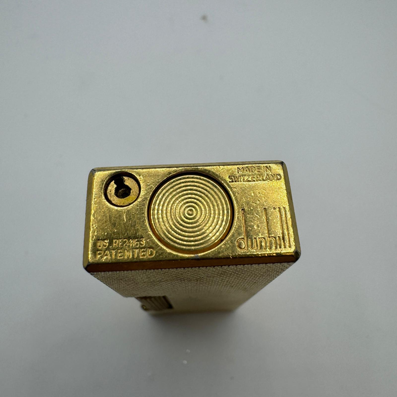 Art Deco The James Bond  Iconic Vintage & Elegant Dunhill 18K Gold Plated Circa 1980s
