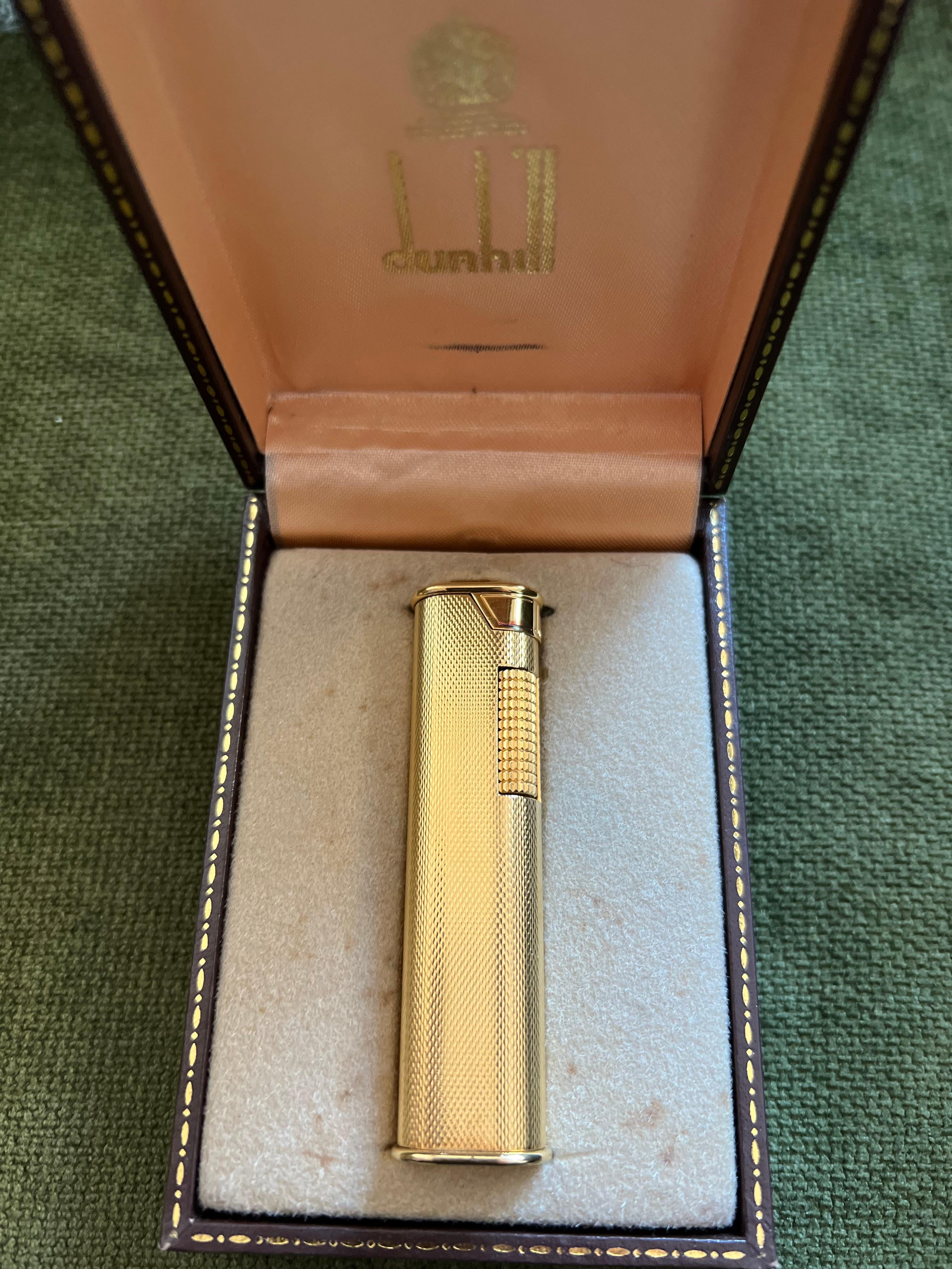 The James Bond Vintage Dunhill Gold Plated Evening Slim Lighter 5