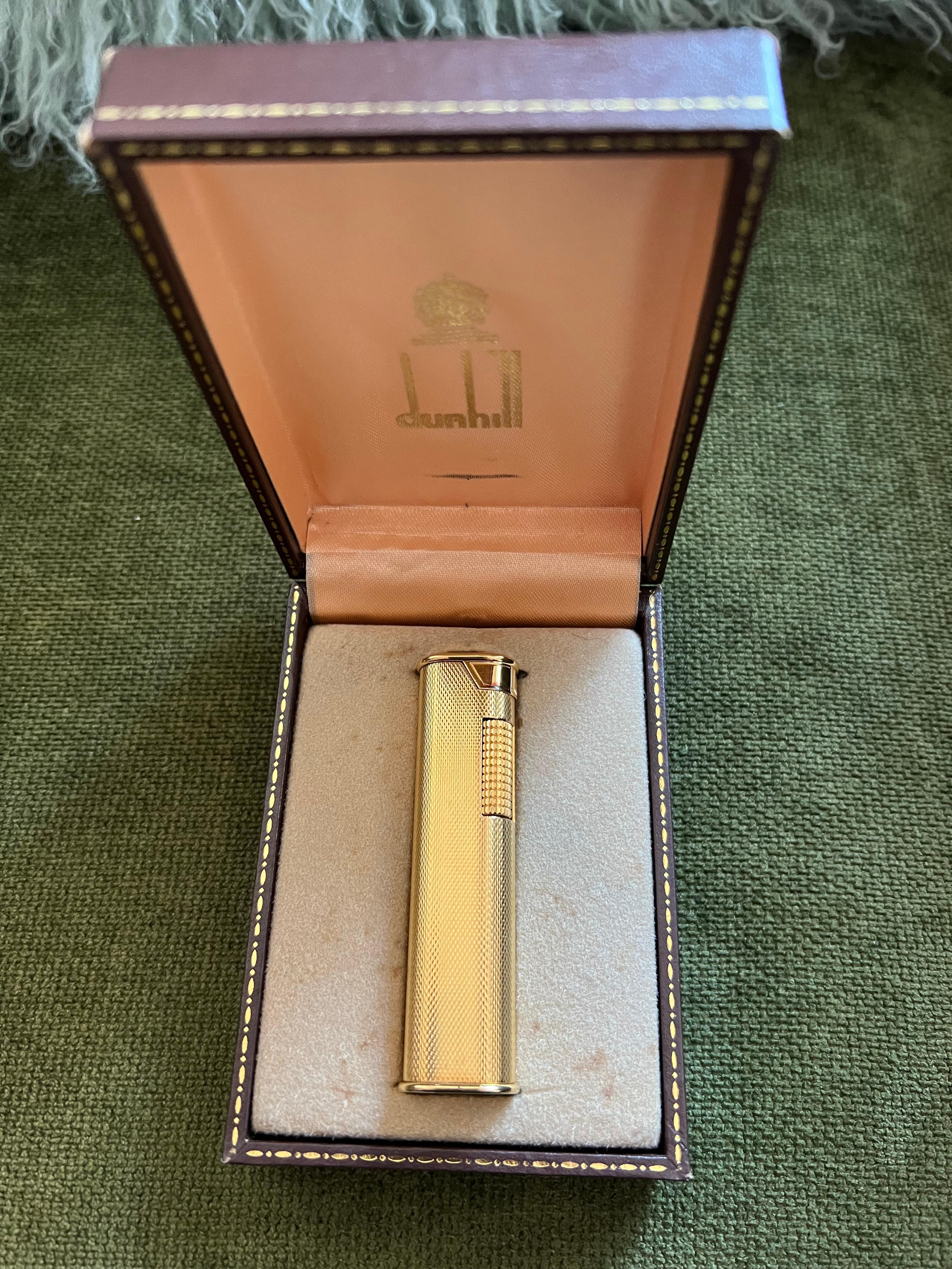The James Bond Vintage Dunhill Gold Plated Evening Slim Lighter 6