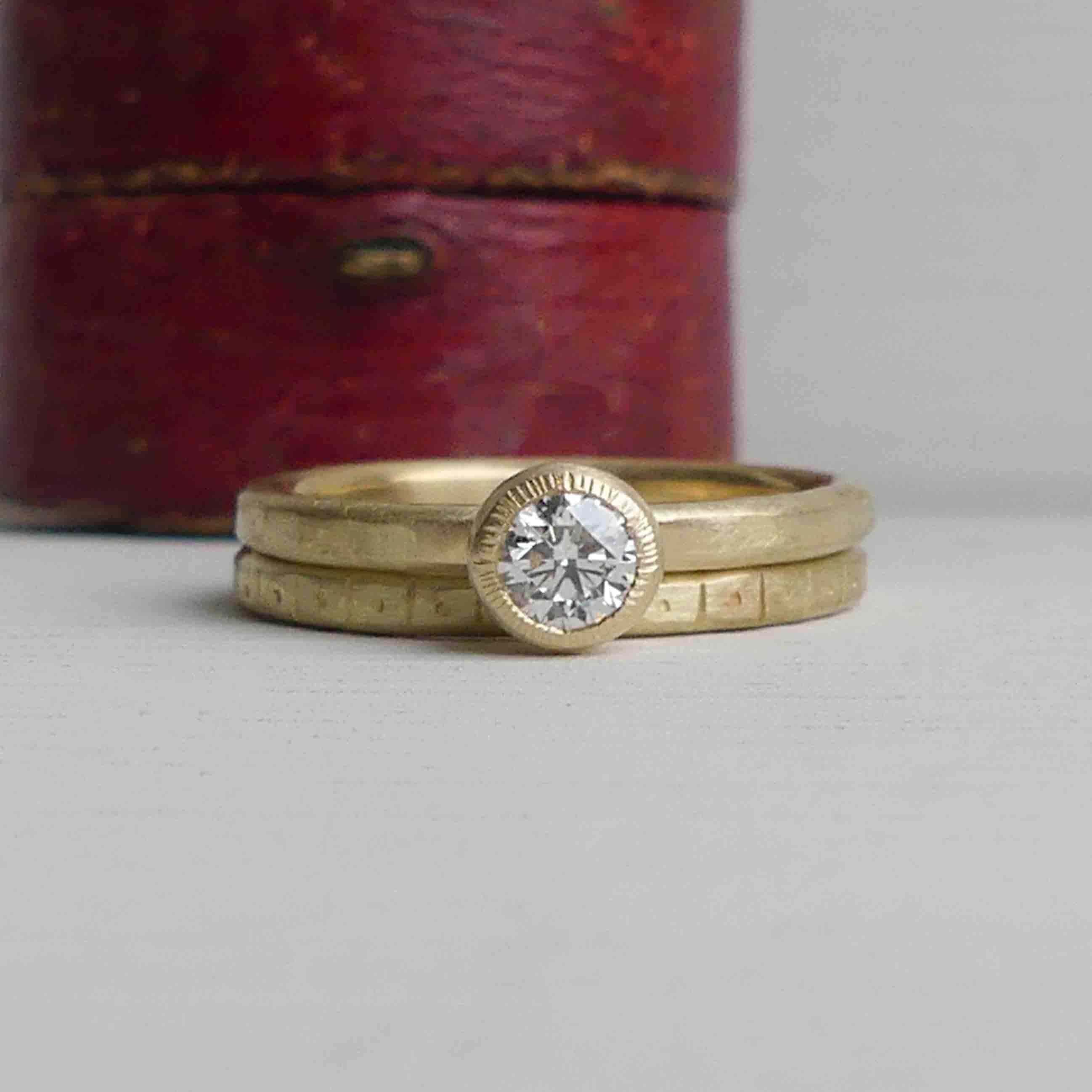 En vente :  The Jarti Ethical Wedding Ring Or 18ct Fairmined 2