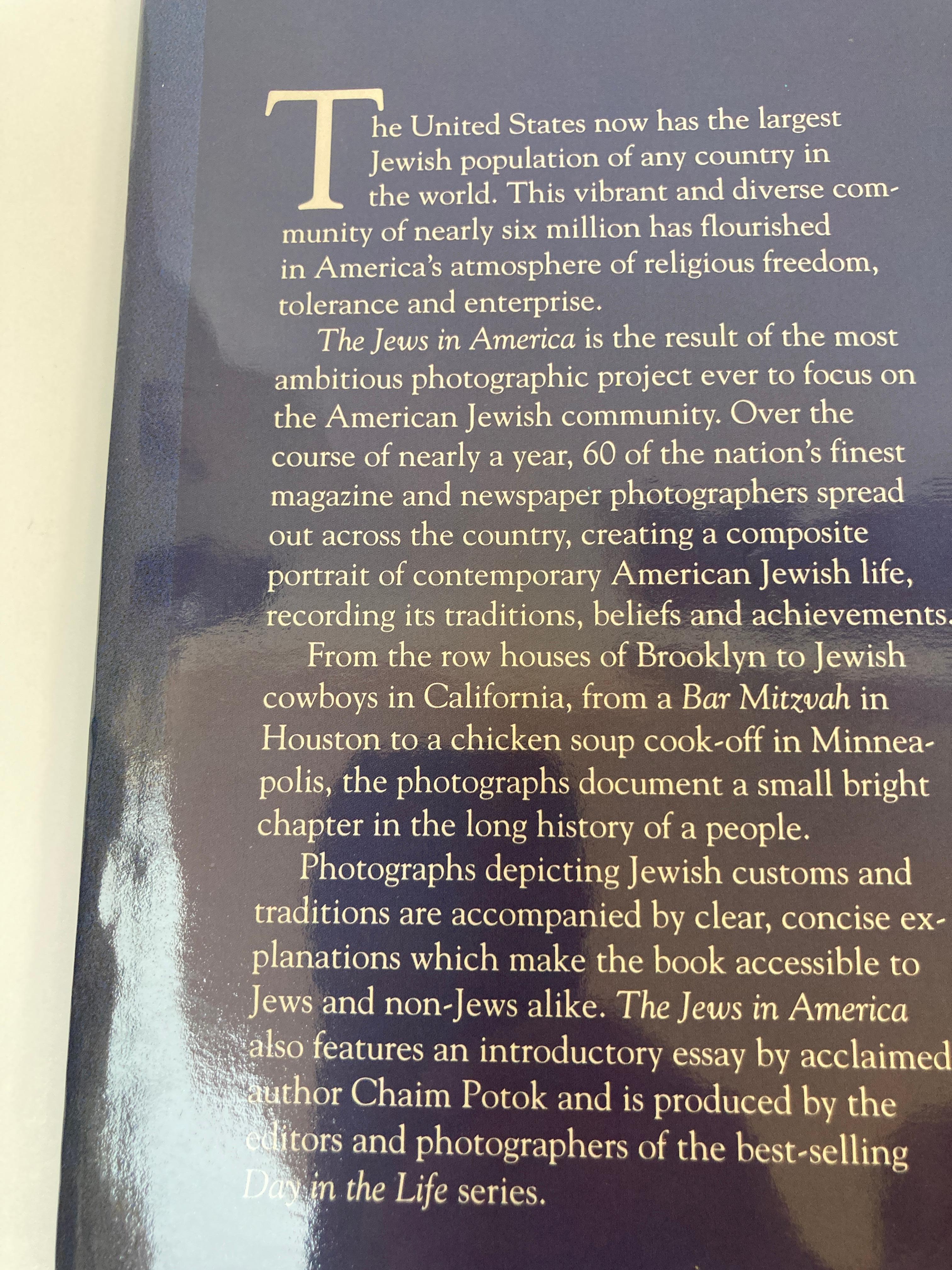 American The Jews In America by David Cohen Coffee Table Book For Sale