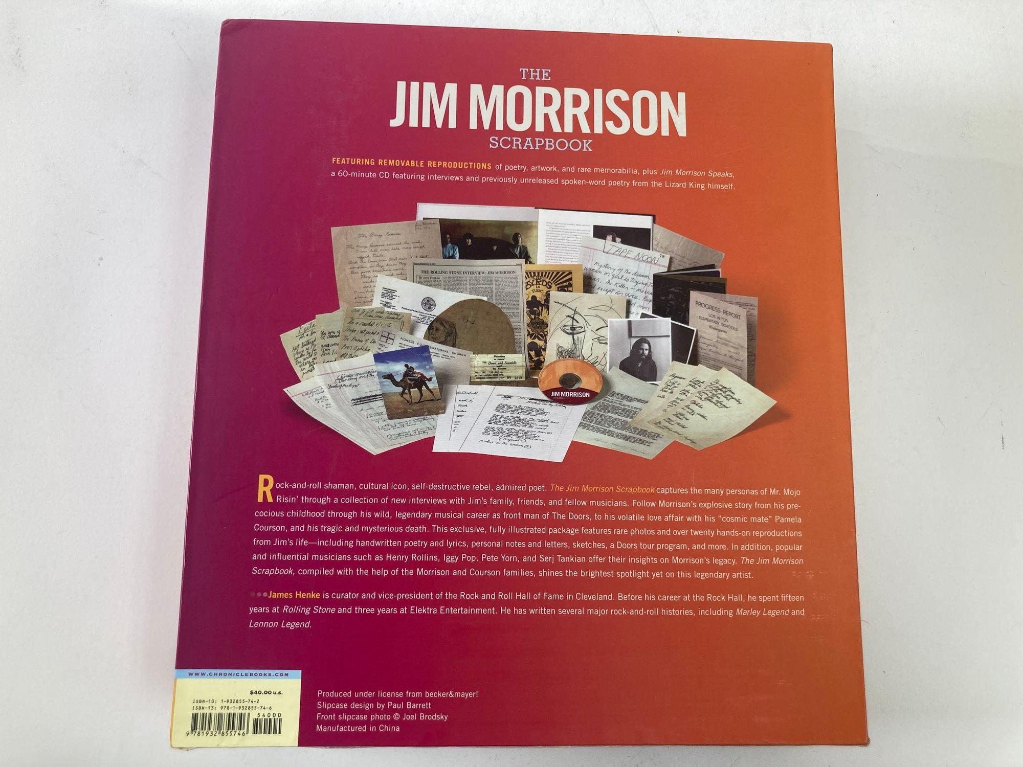 Expressionist The Jim Morrison Scrapbook by Jim Henke Hardcover Book in Sleeve For Sale