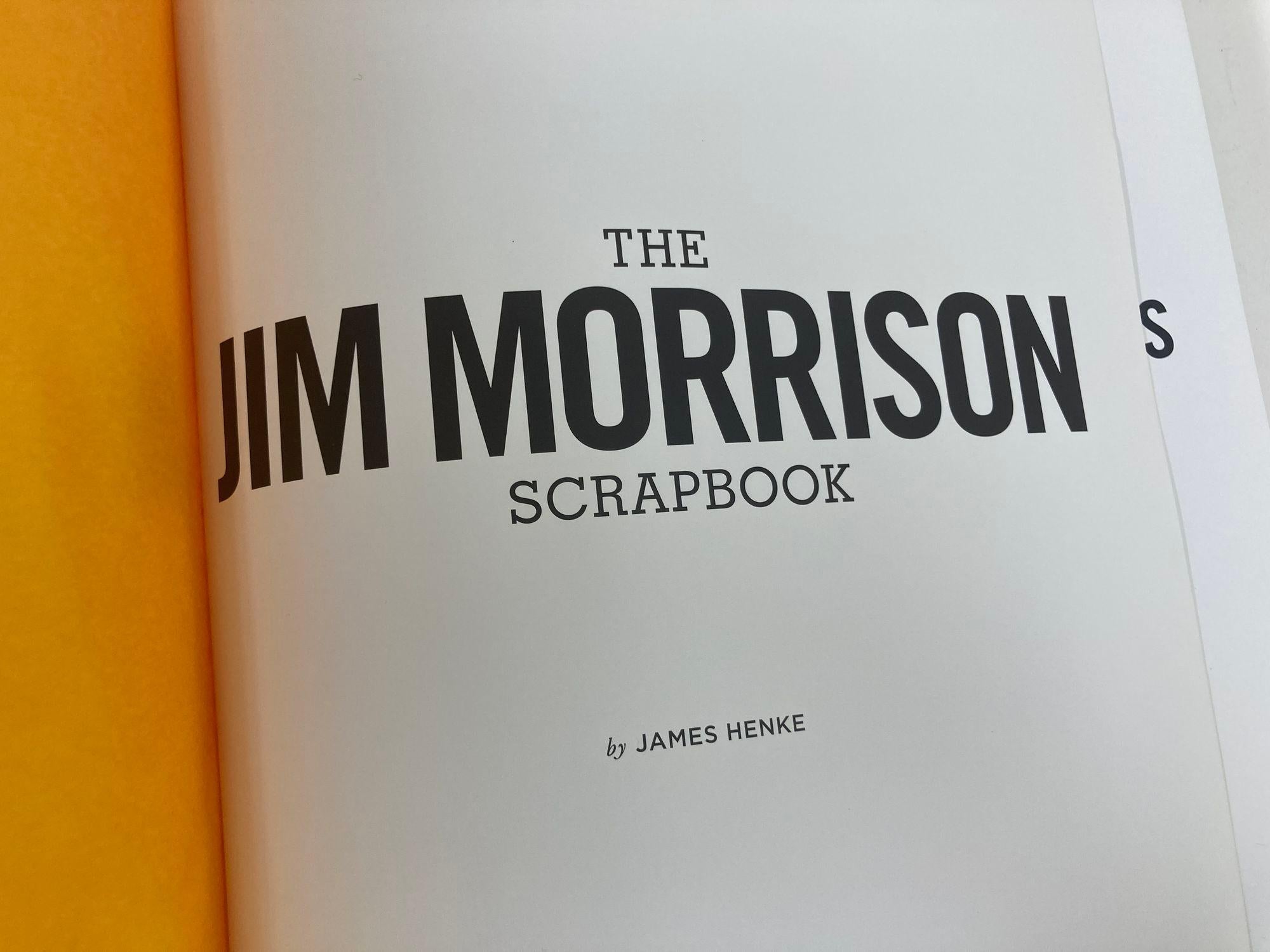 Contemporary The Jim Morrison Scrapbook by Jim Henke Hardcover Book in Sleeve For Sale