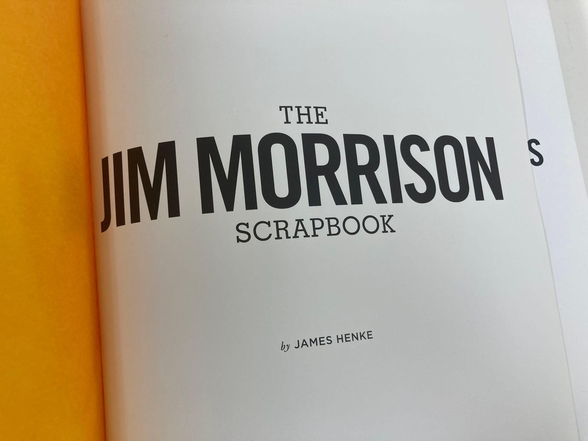 Expressionist The Jim Morrison Scrapbook by Jim Henke Hardcover Book in Sleeve For Sale