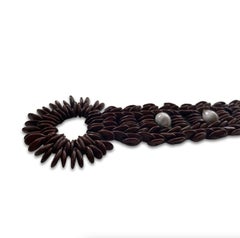 Bracciale con lacrime di Giobbe - Artigianato con semi di tamarindo selvatico e lacrime di Giobbe