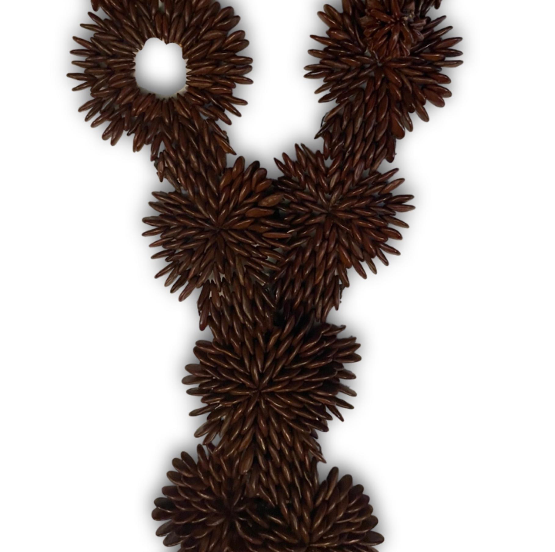 Johnstone-Grtel, handgefertigte Wild Tamarind-Stzung (Kunsthandwerker*in) im Angebot
