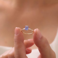 The Joie Tanzanite And Diamond Engagement Ring