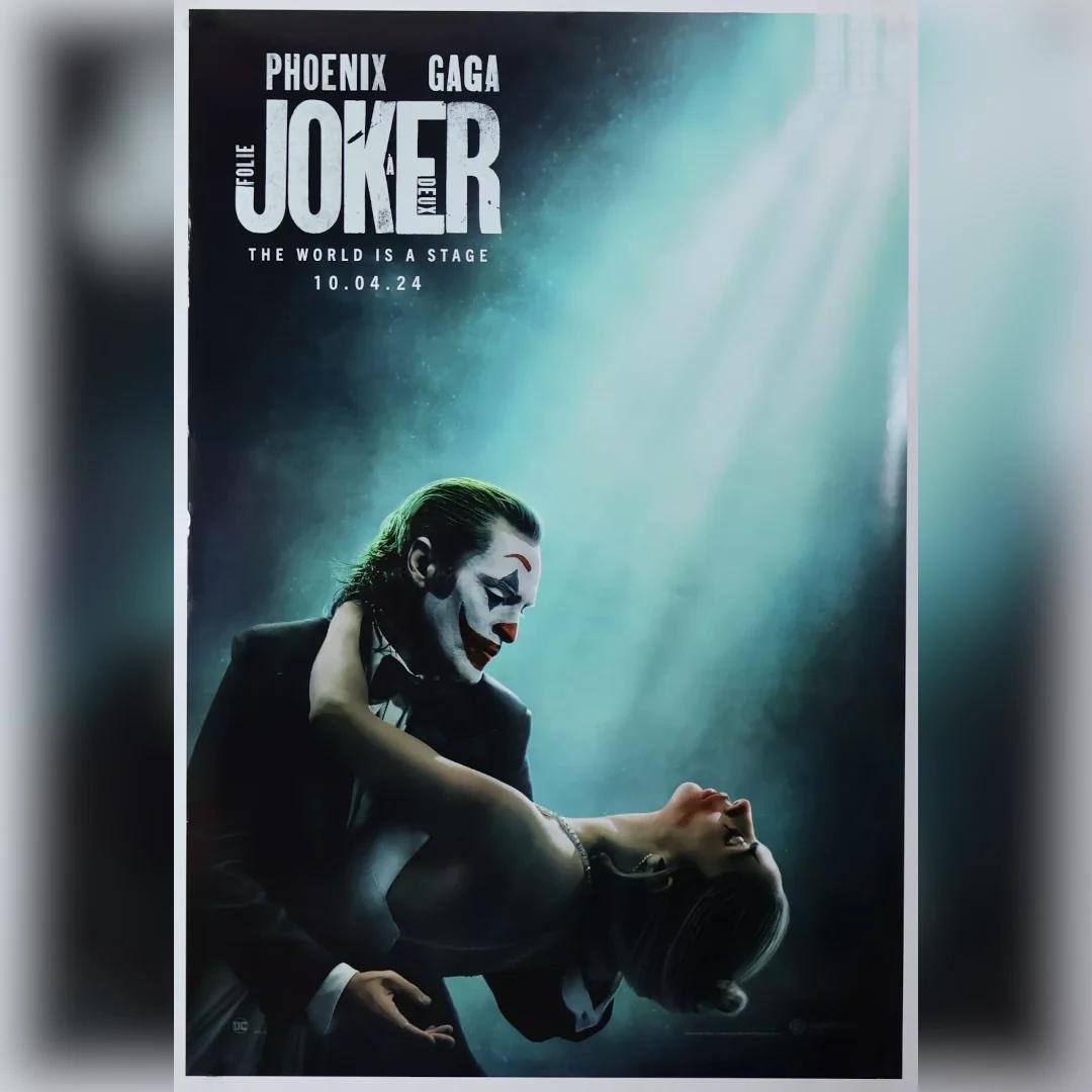 The Joker: Folie A Deux (2024)
Original US One Sheet (27 X 40 Inches)

The Joker Part 2 - Original 2024 double-sided & unfolded Advance Style B movie poster

A failed comedian finds love with Harley Quinn while in Arkham State Hospital. The two