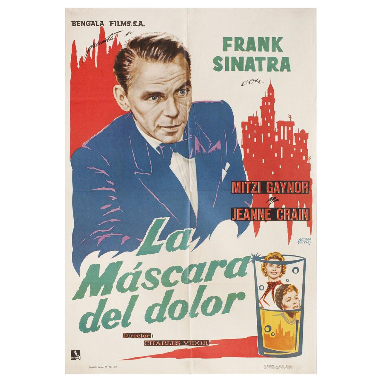 The Joker Is Wild 1962 Spanish One Sheet Film Poster