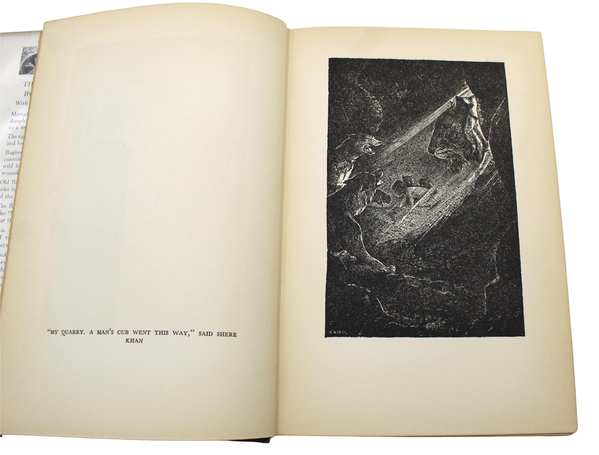 The Jungle Book by Rudyard Kipling, Illustrated by Kurt Wiese, 1938 For Sale 3