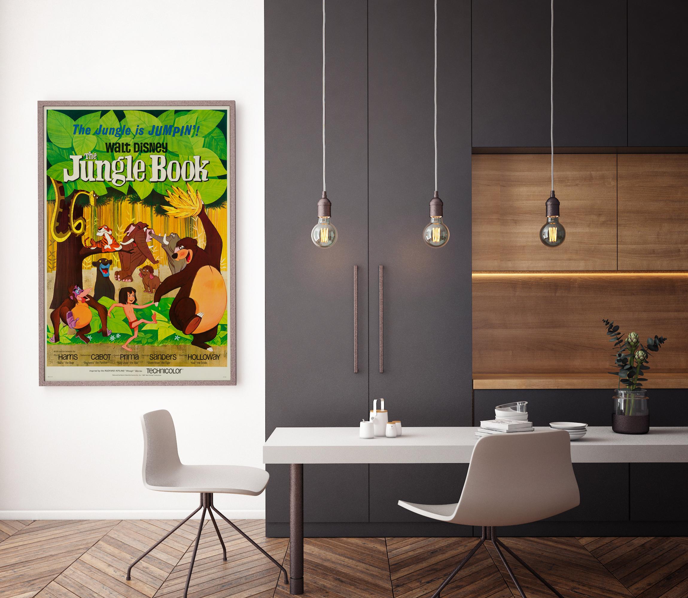'The Jungle Book' Original Vintage Movie Poster, American, 1967 In Good Condition In Devon, GB