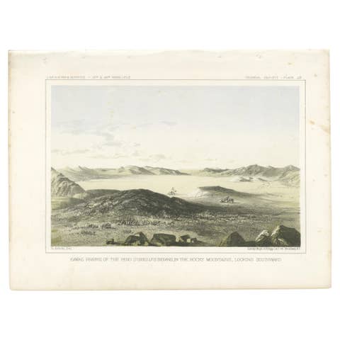 The Kamas Prairie - Rocky Mountains Landscape with Pend d'Oreilles Legacy - 1856