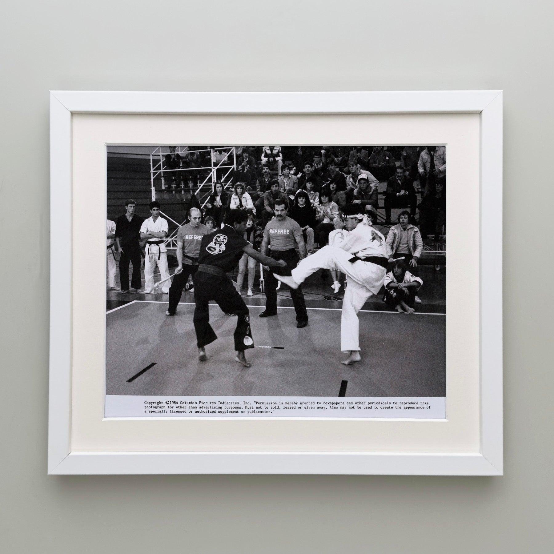 The Karate Kid 1984 Publicity Film Movie Press Still Framed Excellent état - En vente à Bath, Somerset