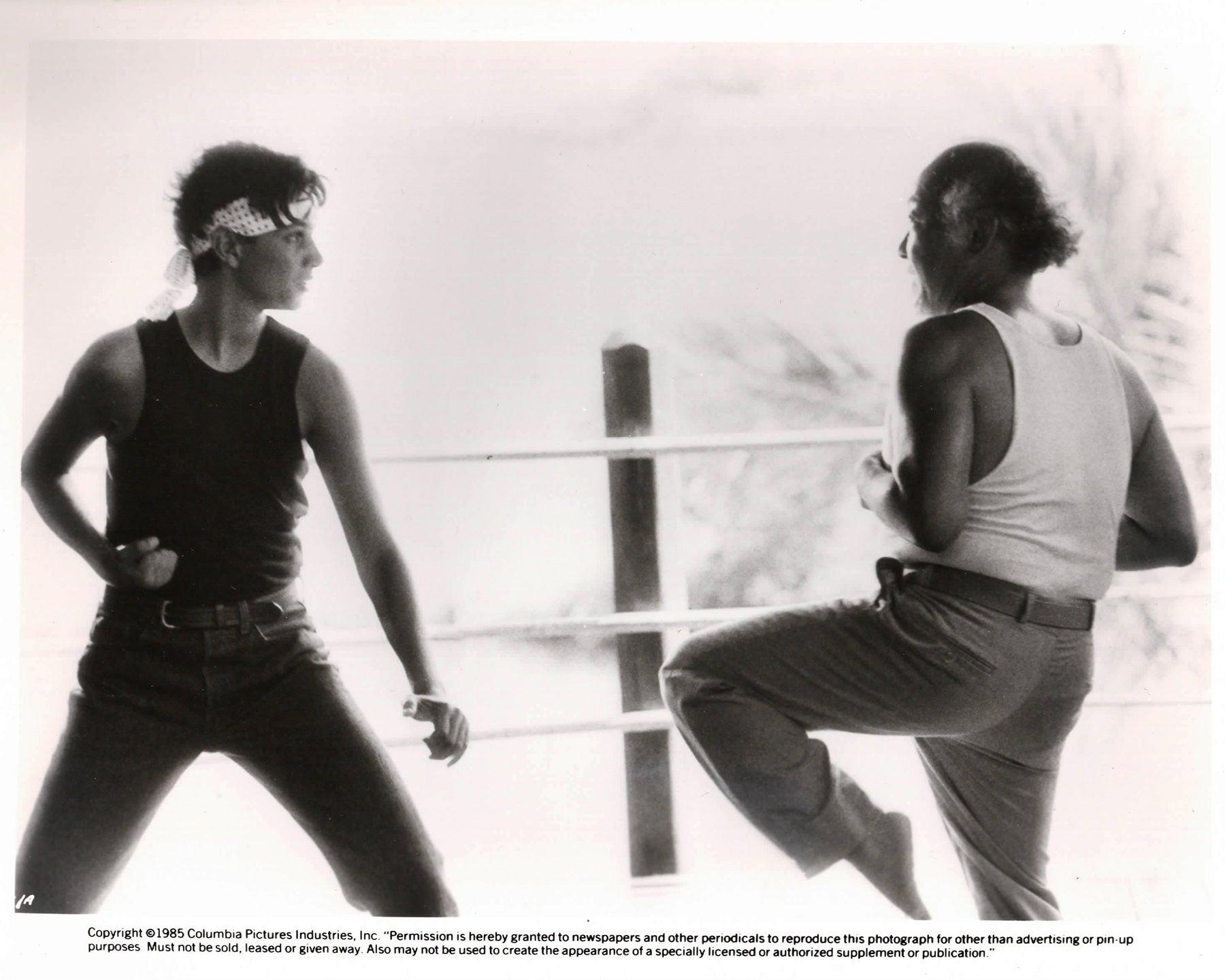 Papier The Karate Kid 1984 Publicity Film Movie Press Still Framed en vente