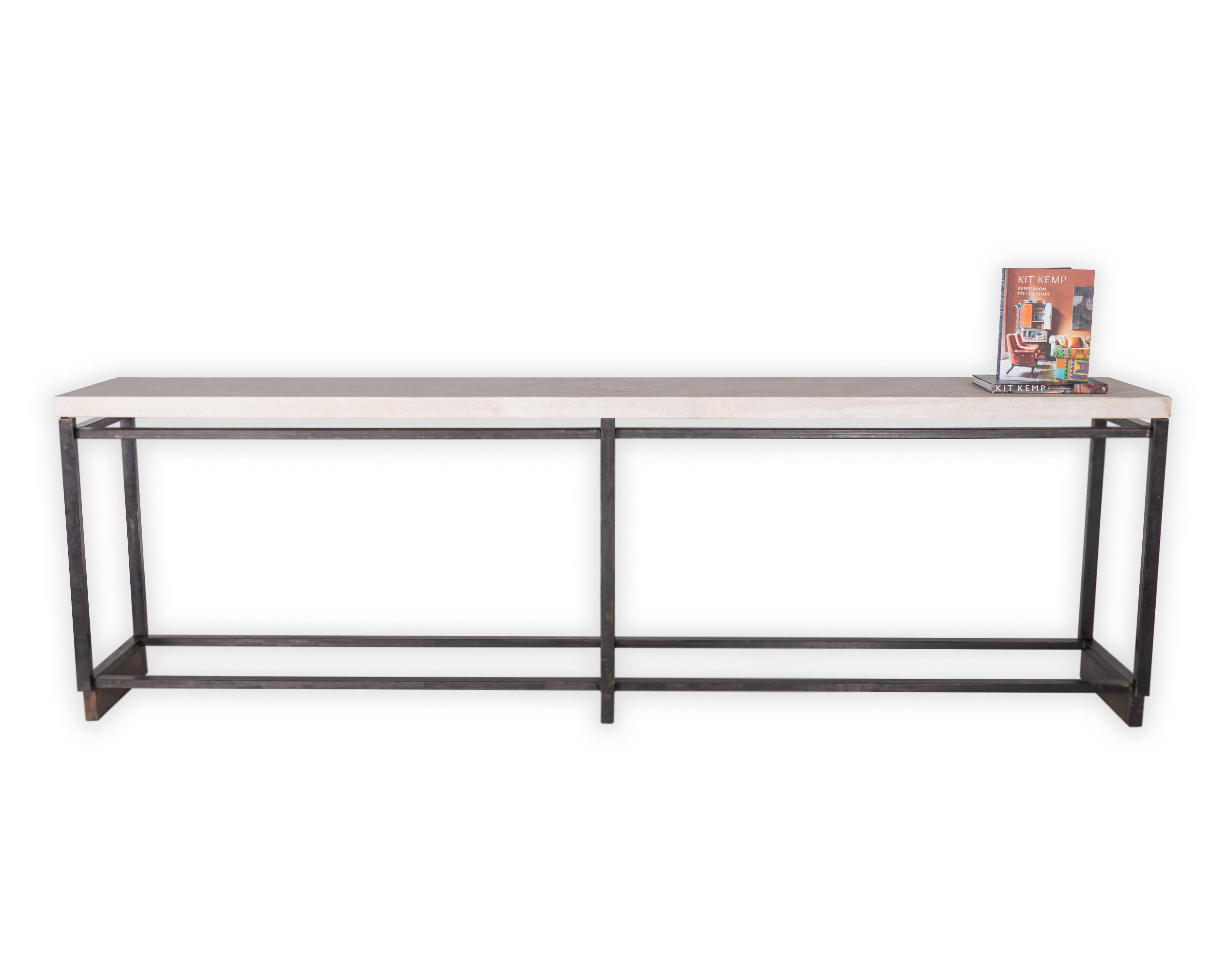 Contemporary The Karnes, Long Console For Sale