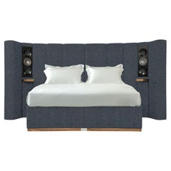 Juego de cama Kef Seventy Five & Savoir Nº2, hecho a mano en Londres, tamaño Queen