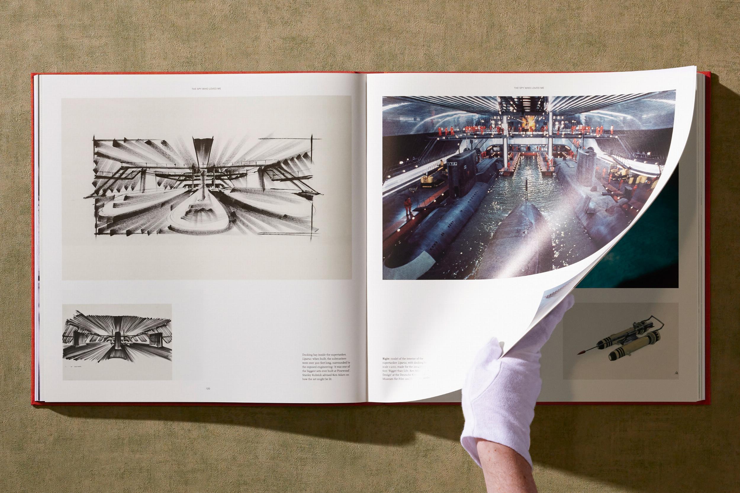 The Ken Adam Archive. Signed Limited Edition Artist Book with Bookstand For Sale 5