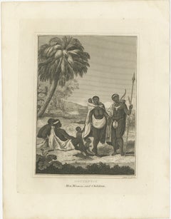 The Khoikhoi of Southwestern Africa, Original Engraving of circa 1801