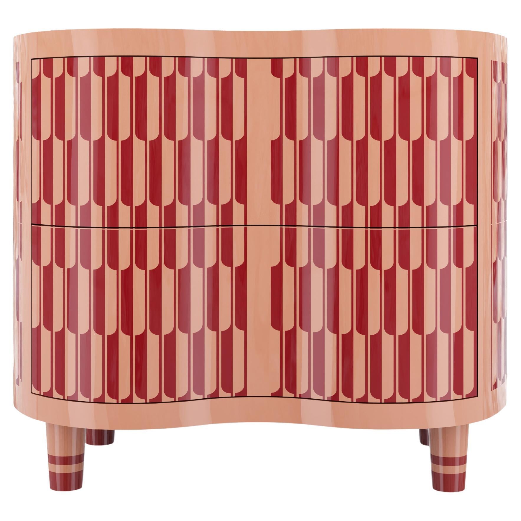 The Kid Peach Bed Side Table by Matteo Cibic For Sale