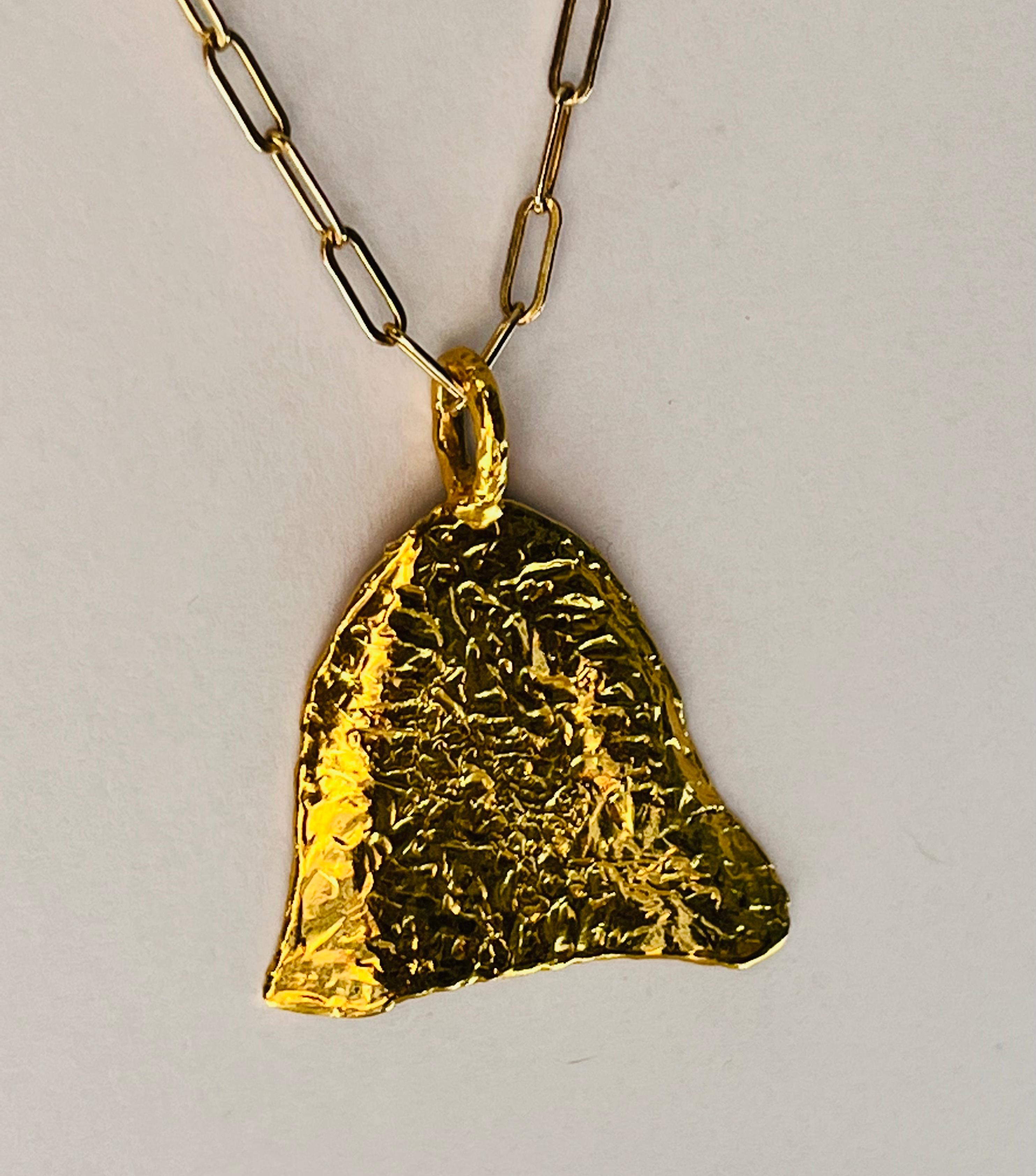 The Kim Pendant in 22k Gold by Tagili 1