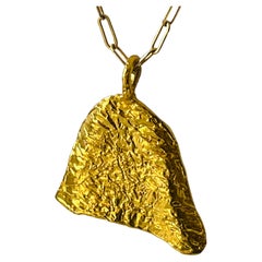 The Kim Pendant in 22k Gold by Tagili