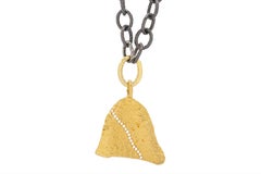 The Kim Pendant with Diamonds in 22k Gold by Tagili