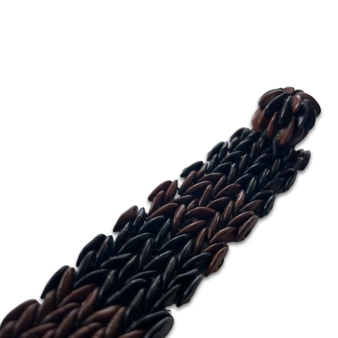 Artisan Bracelet Plait de Kincaid, graines de Tamarind sauvages fabriquées à la main en vente