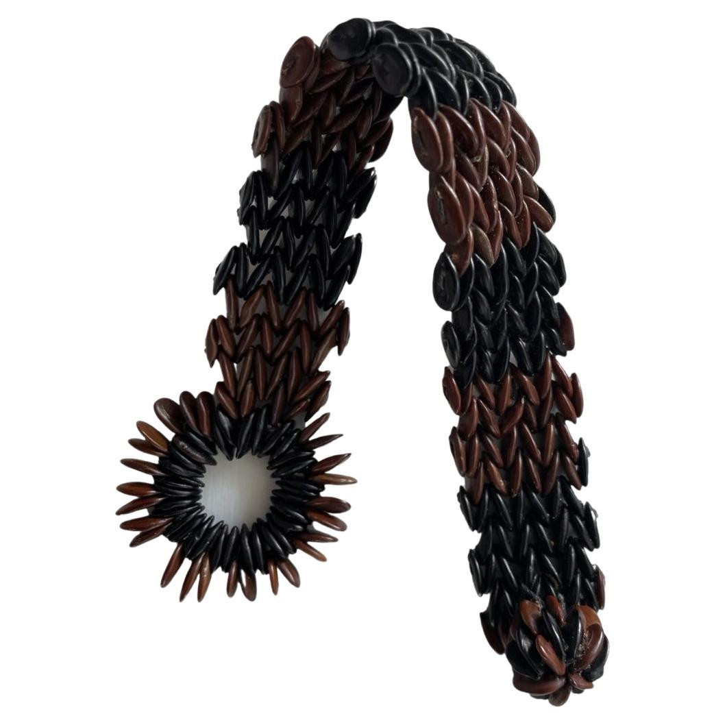 Kincaid's Plait Bracelet, Handmade Wild Tamarind Seedwork For Sale
