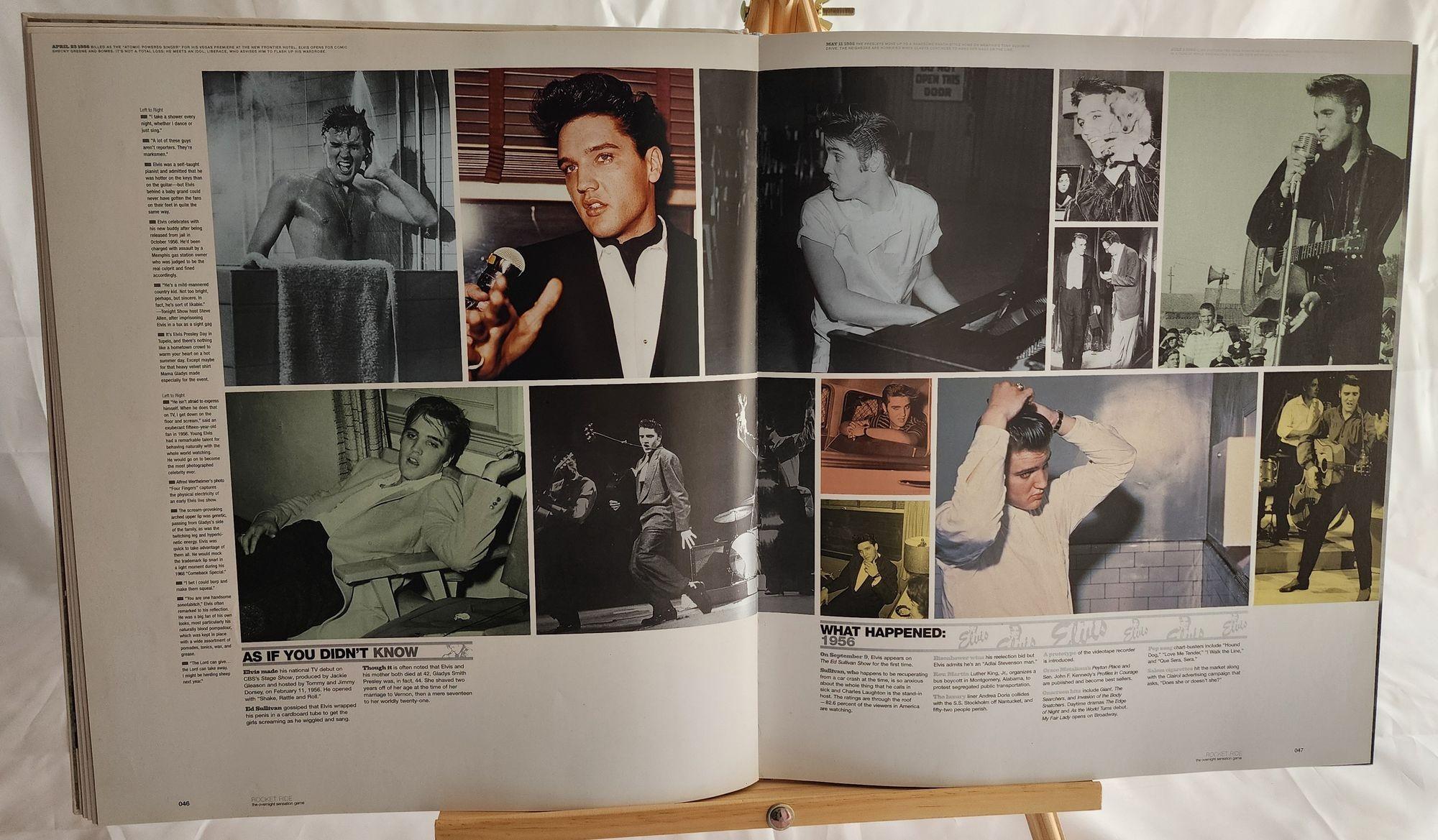 The King von Jim Piazza Elvis Presley – Großformatiges Couchtischbuch „The King“ im Zustand „Gut“ im Angebot in North Hollywood, CA