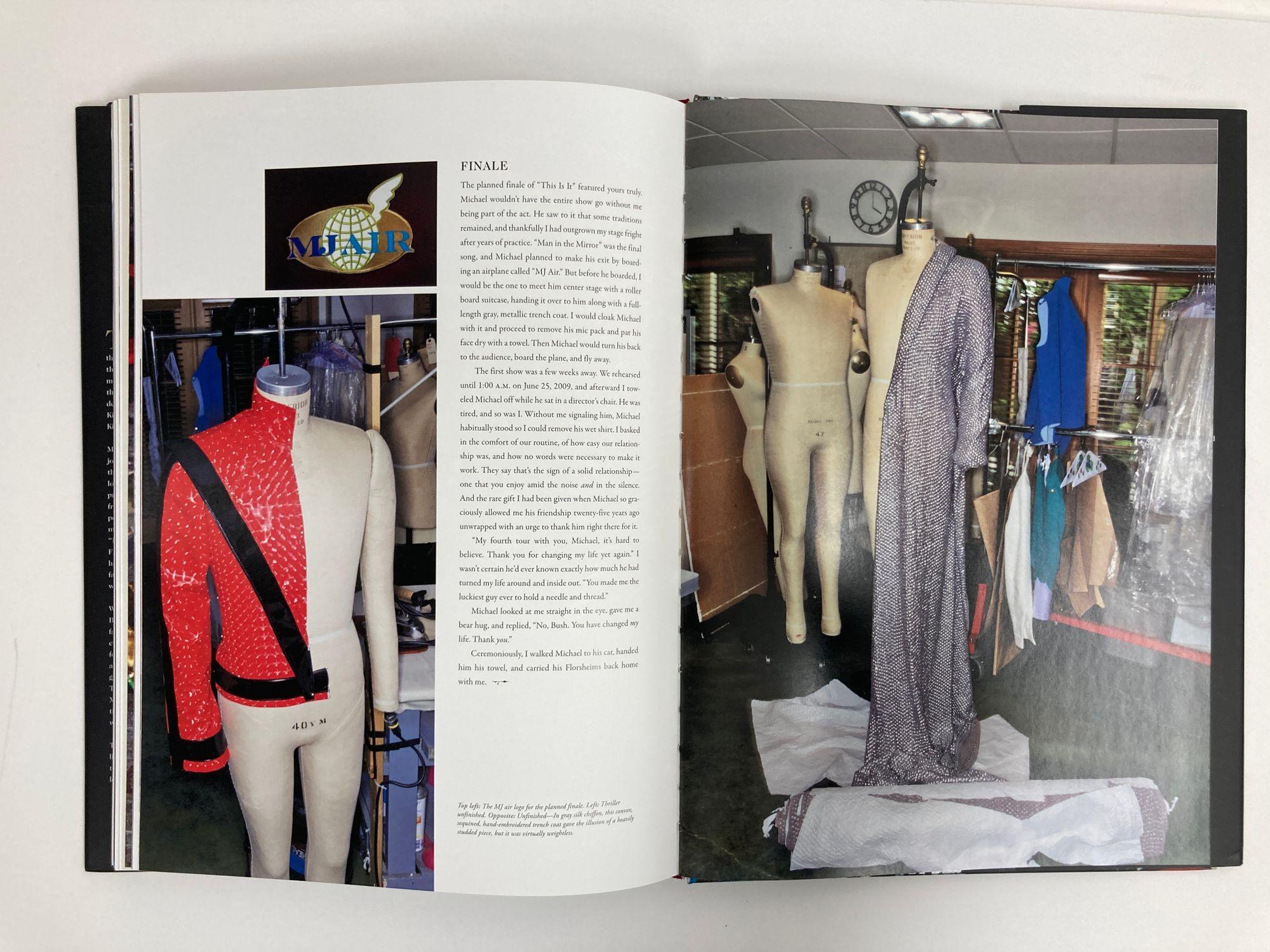 King of Style: Dressing Michael Jackson by Michael Bush Hardcover Book 3